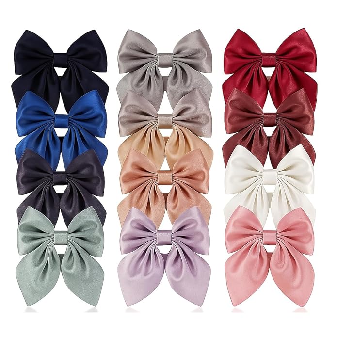 Silk Hair Bow Clip